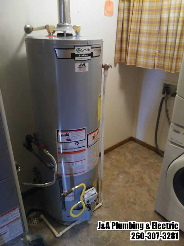 40 Gal. Nat. Gas water heater we just replaced for a new customer.